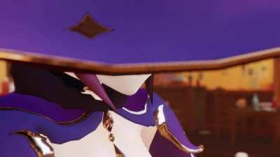 mona creampied (3dimm) [genshin impact]