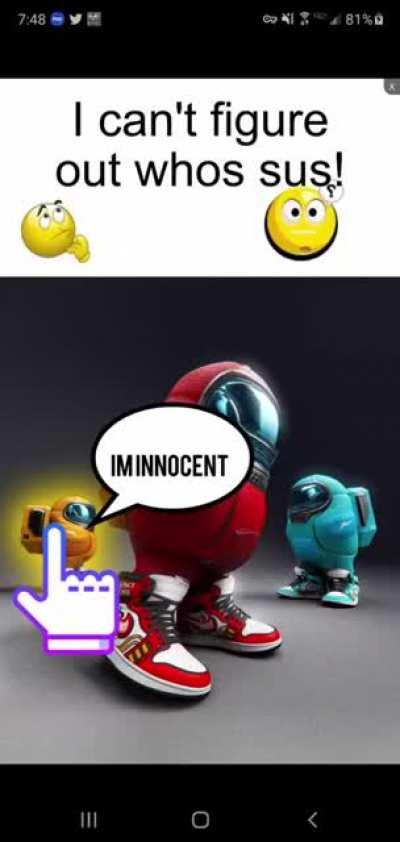 Who’s Sus????? Among Drip Ad