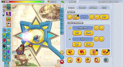 Druid's ball lightning follows bloons it can't detect