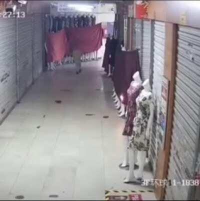 Kid left unattended and with a lighter