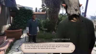 Urianger roasts Franklin