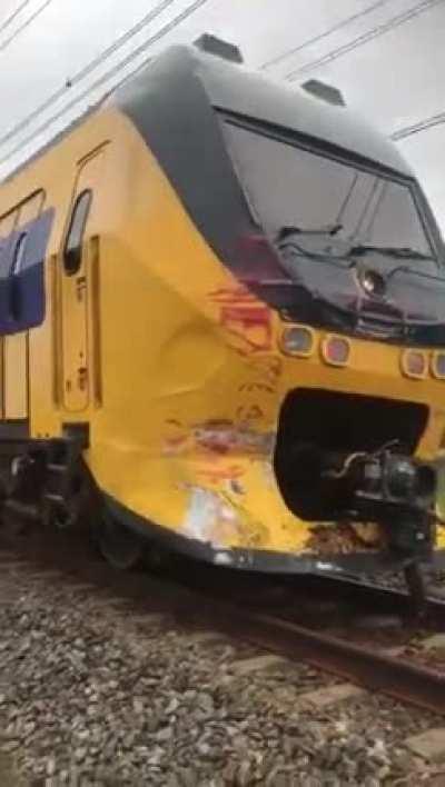 03-09-2020 - Train slams into truck stuck on railroad