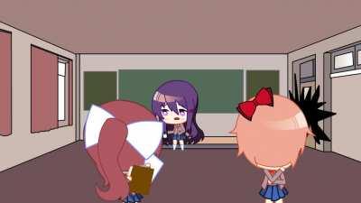 She's always punctual...even with a bottle.