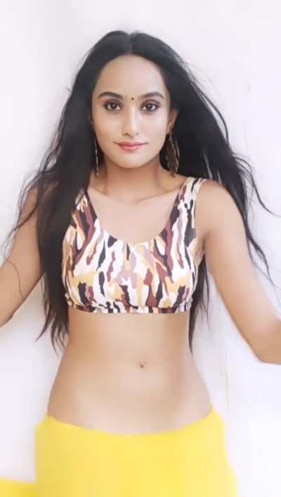 Sanchi Rai Yellow Saree