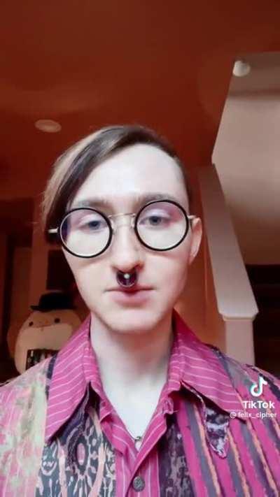 tiktok user Felix_Cipher believes they are the reincarnation of Shitler