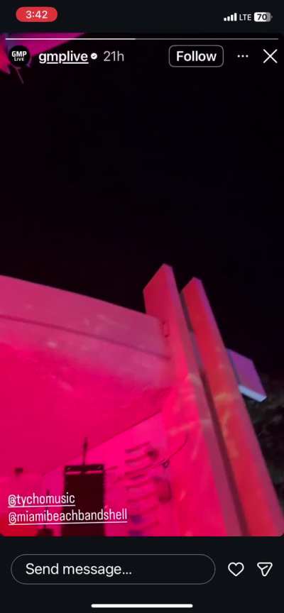 Any Footage from Nashville or Miami DJ Sets?