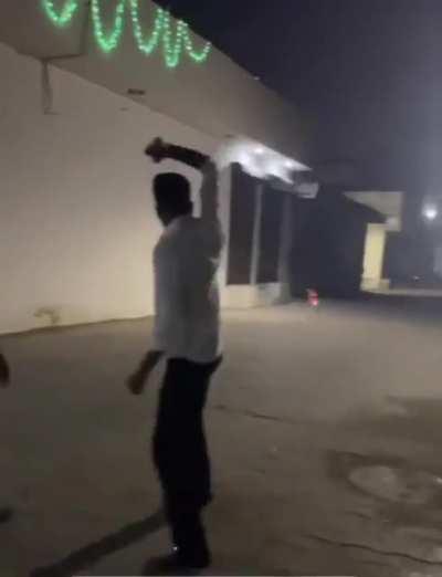 That firework wanted revenge.