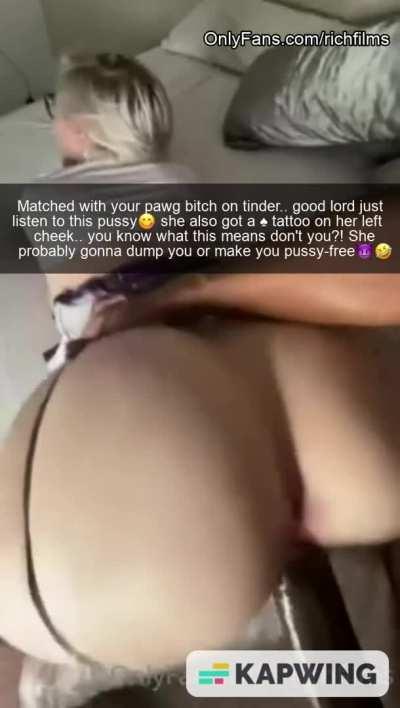 Your girlfriend matched with a black guy on tinder and got a QOS tattoo on their date