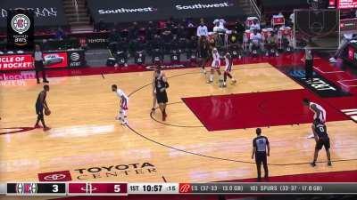 [Highlight] Ivica Zubac splashes the three-pointer