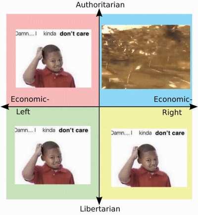 Each quadrant reacts to an interracially married couple.