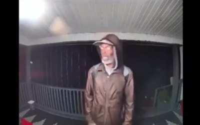 What your Ring doorbell sees at 3am (What is this guy on?)