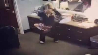 Young girl finds out she is going to be adopted