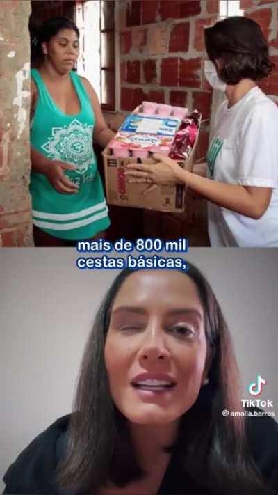 Nos pequenos atos que se distingue uma grande mulher.