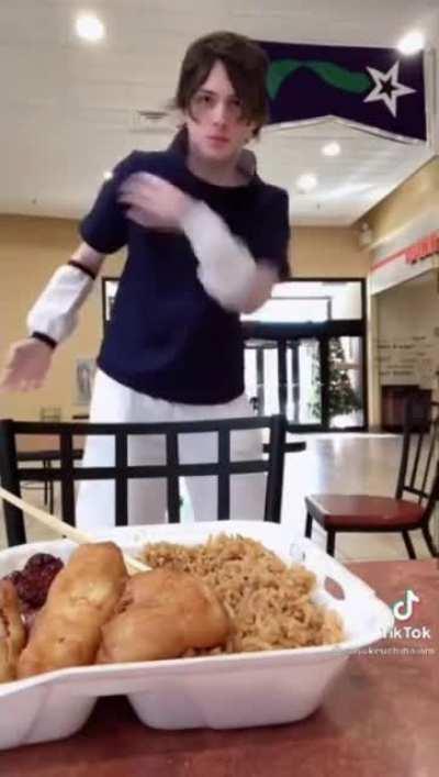 The food's gonna get cold bro 🗿