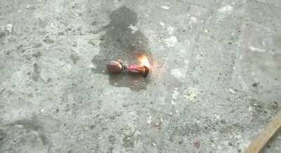 burning sheldon boblehead