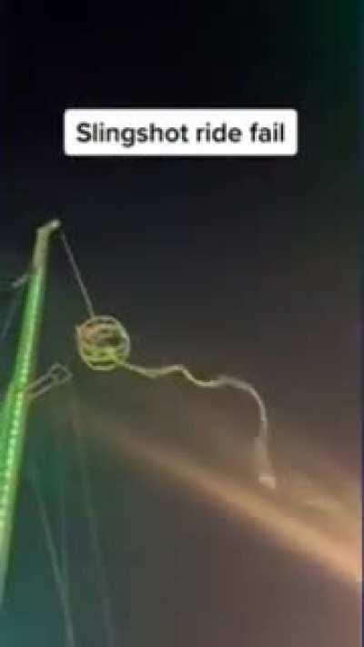 Bungee snaps at the London winter wonderland.