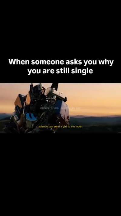 I guess i am the chosen one, then😔