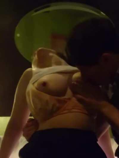 My big asian boobs get sucked and squeezed [r/titssucking]