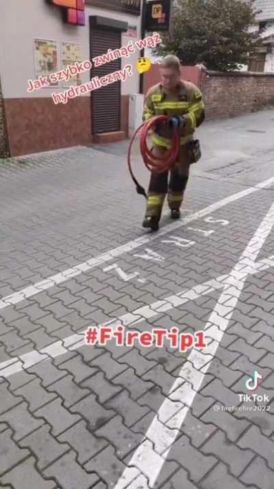 How to put your hose away quickly