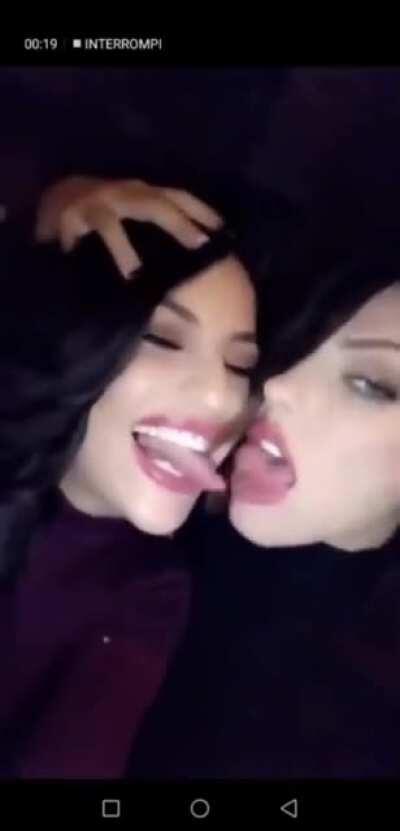 Long Tongue Sucking | Kissa Sins & Adriana Chechik