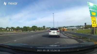 This semi totalled my car and tried to say it was my fault… (old vid)