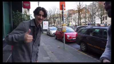 Saudi vlogger shakes hands with an isreali then panics after realization hits