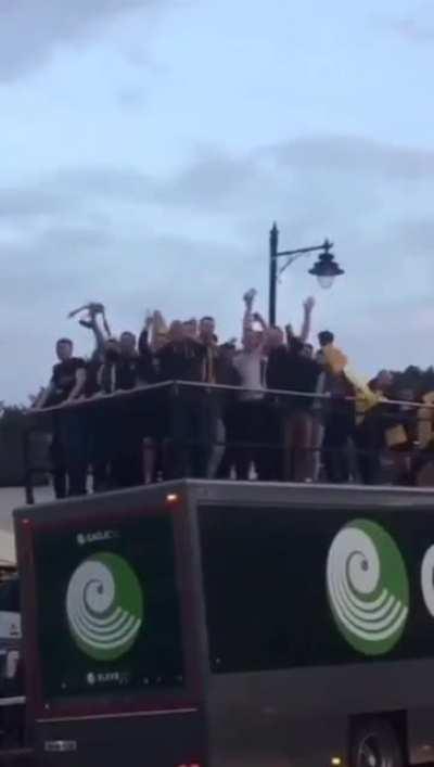 Up we go... Then return from which we came...