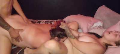 she loves when I pound her into our friends juicy pussy