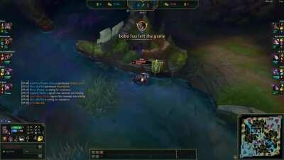 You could tell TF was seething IRL