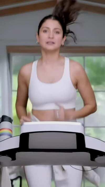 Anushka Sharma running