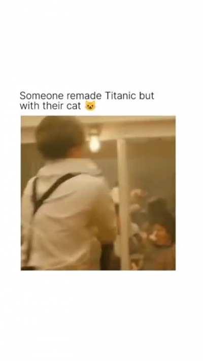 Remaking titanic with your cat