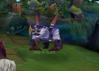 OMG ITS VOLIBEAR FROM THE GAME LEAGUE OF LEGS 