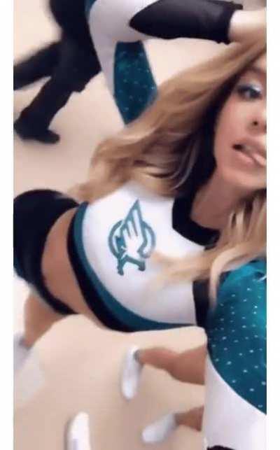 Sydney Sweeney as a cheerleader