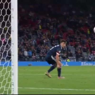 Better view of Luka Modric's goal against Scotland