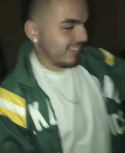 Assaulting a sleeping guy with explosive devices.