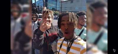 “Screw Juice” x “Whoa” 🔥🔥 Hope they can make something like this for their upcoming collab