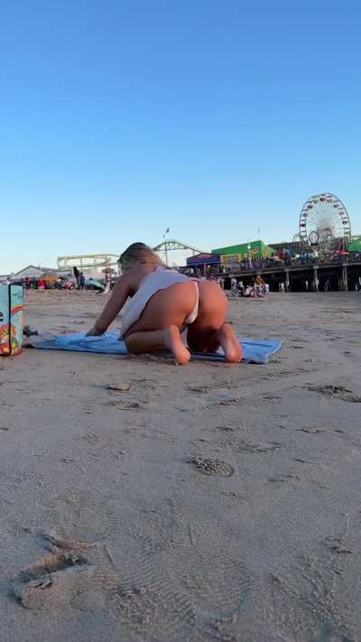 think you can handle this naughty, teasing ass out in the open