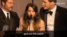 Reminder to always let Aubrey Plaza accept an award for you