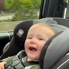 My child reacting to going through a tunnel for the first time