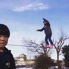 The boy on the left is giving him moral support.