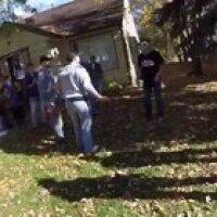 His hand must be made out of stone