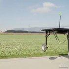 Solar-powered weeding robot