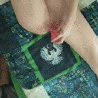 Fucking myself in a split with new toy [f]