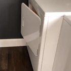 He's always getting in the dryer