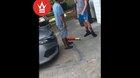 Kid knocks out step dad for calling his friend the N-Word.