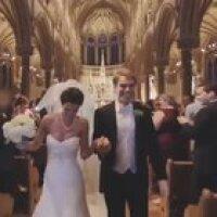 Marriage in a beautiful church