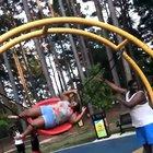 Let me get near the swing, what could go wrong?