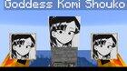 I made Komi san in Minecraft