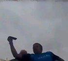 Catching a strangers phone mid-air in a rollercoaster ride