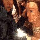 Lily violating a dolls head (No Sound)